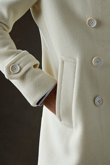 Cream Penelope Top Coat