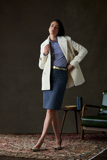 Cream Penelope Top Coat