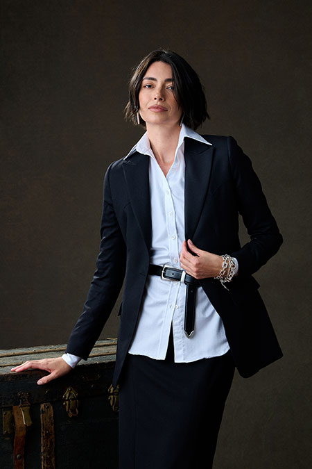 Black Western Blazer With White Dress Shirt