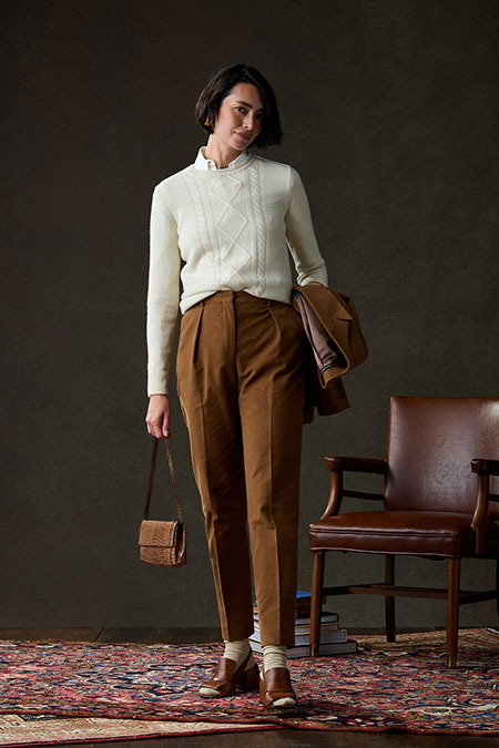 Cream Fisherman's Cable Knit