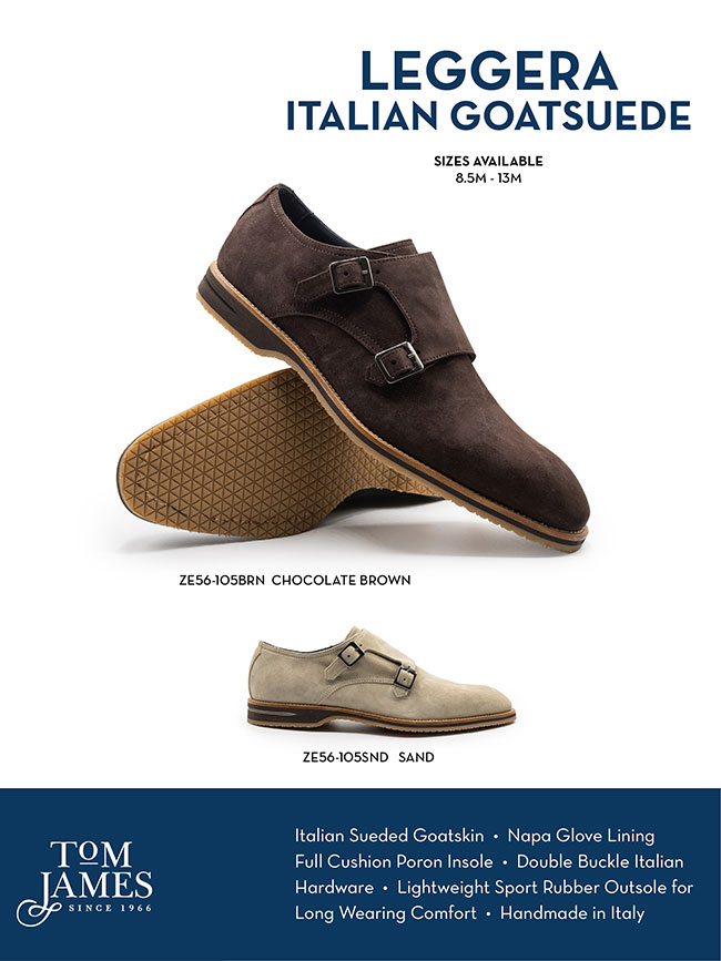                                                                                                                                                                                                                                                           , Legerra Sueded Goatskin Monkstrap