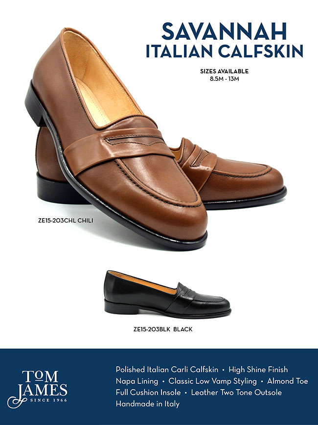                                                                                                                                                                                                                                                           , Savannah Calfskin Penny Loafer