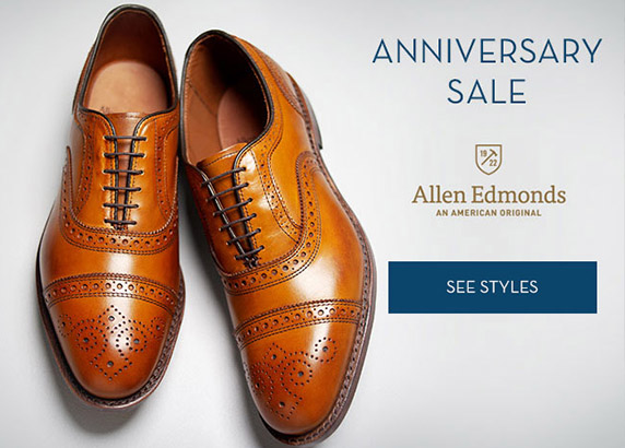 Allen Edmonds Anniversary Sale Event